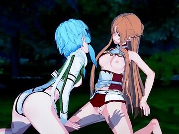 Cm3d2 sword online asuna gets fucked